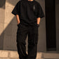 Celestial Compass Oversized T-Shirt — Black