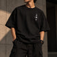 Lunar Orbit Oversized T-Shirt — Black