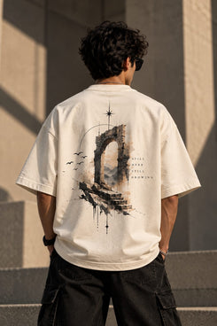 Still Growing Oversized T-Shirt — Off White
