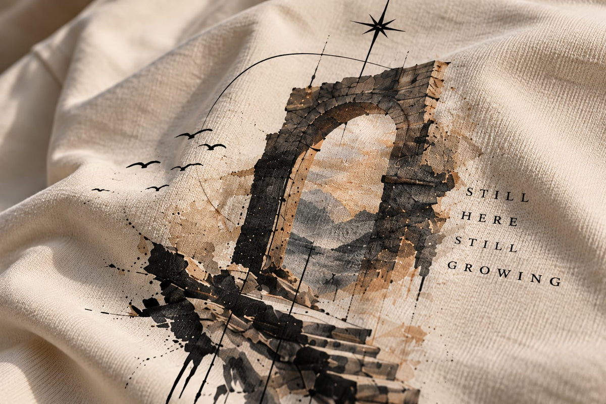 Still Growing Oversized T-Shirt — Off White