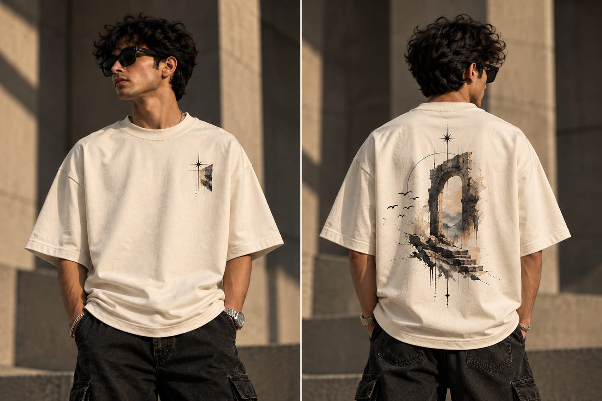 Still Growing Oversized T-Shirt — Off White