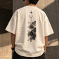 Timeless Mountain Oversized T-Shirt — Off White