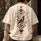 Folk Bloom Oversized T-Shirt — Off White