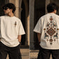 Folk Heritage Oversized T-Shirt — Off White