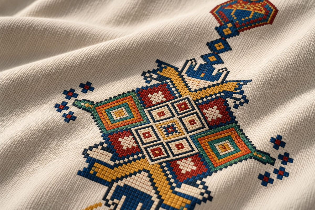 AZTEC Oversized Graphic T-Shirt | Premium Geometric Streetwear – Off White