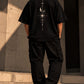 Celestial Compass Oversized T-Shirt — Black