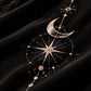 Celestial Compass Oversized T-Shirt — Black
