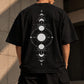 Lunar Orbit Oversized T-Shirt — Black