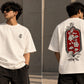 Rose Relic Oversized T-Shirt — Off White