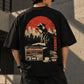Music Heals Oversized T-Shirt — Black