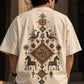 Folk Heritage Oversized T-Shirt — Off White
